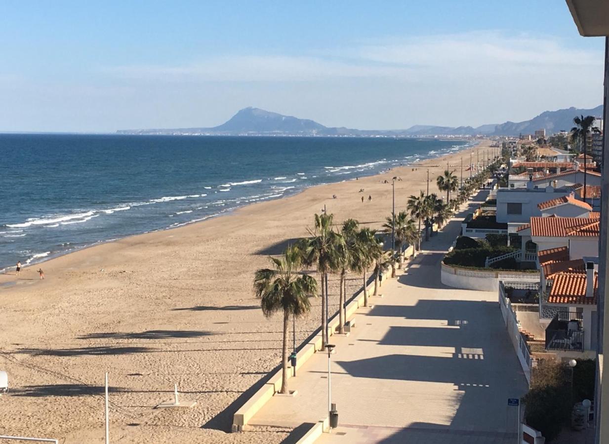 Apartamento Primera Linea De Playa Bellreguard Exteriör bild