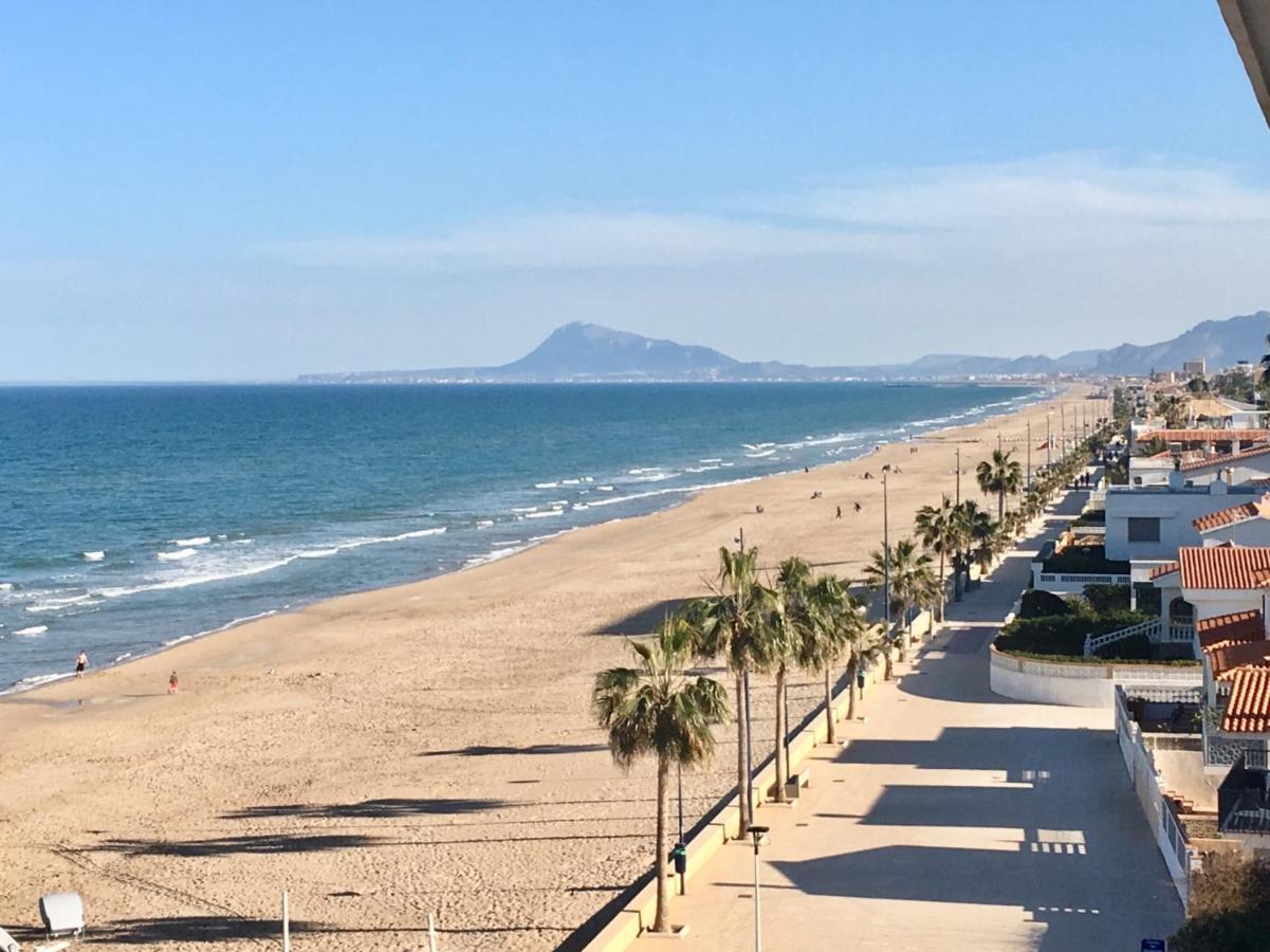 Apartamento Primera Linea De Playa Bellreguard Exteriör bild