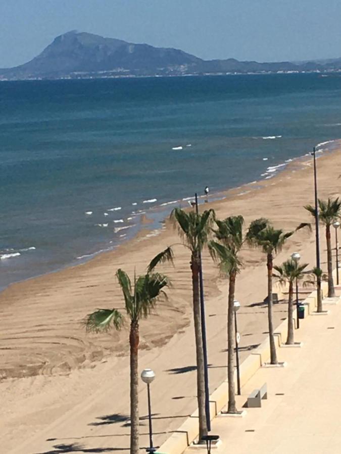 Apartamento Primera Linea De Playa Bellreguard Exteriör bild